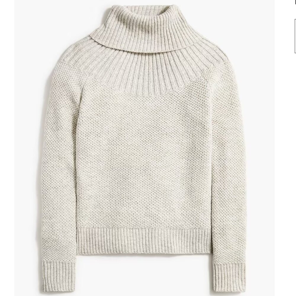 J. Crew - Mixed-stitch turtleneck sweater - Size XS